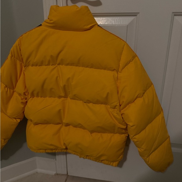 Kith Yellow Puffer Jacket with Black Accents - Picture 6 of 6